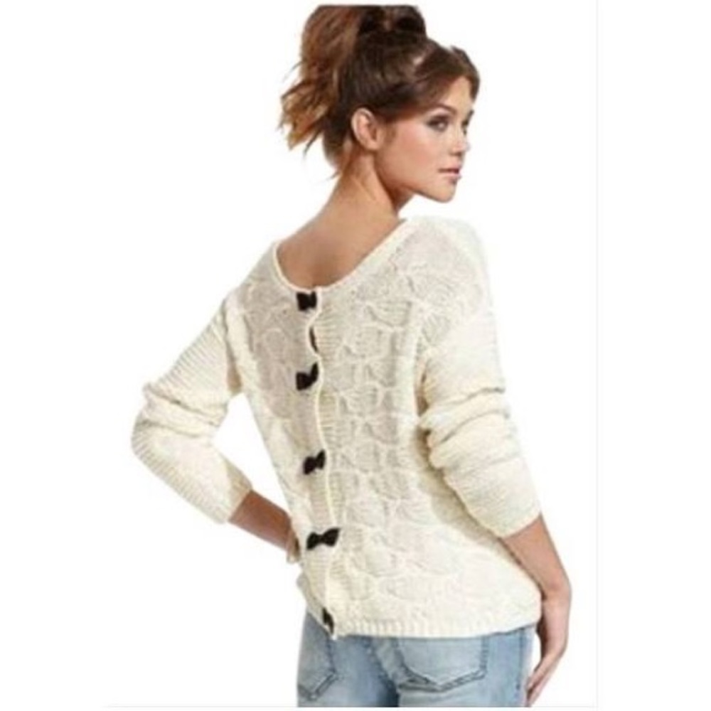Jessica Simpson Bow Back Sweater XS